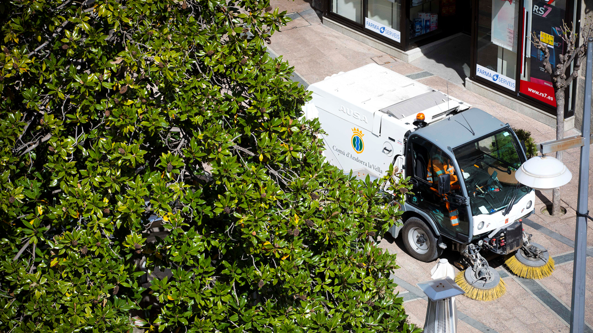 Una màquina del servei d’Higiene del comú.