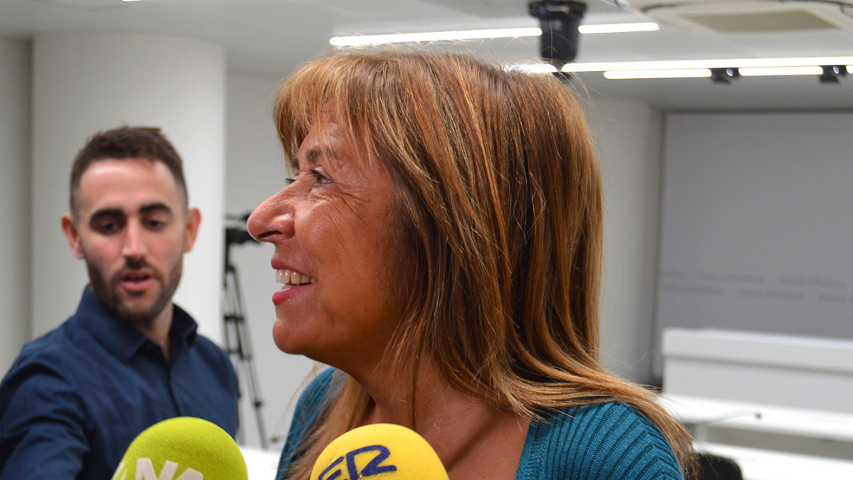 La ministra Conxita Marsol avui al Consell Econòmic i Social