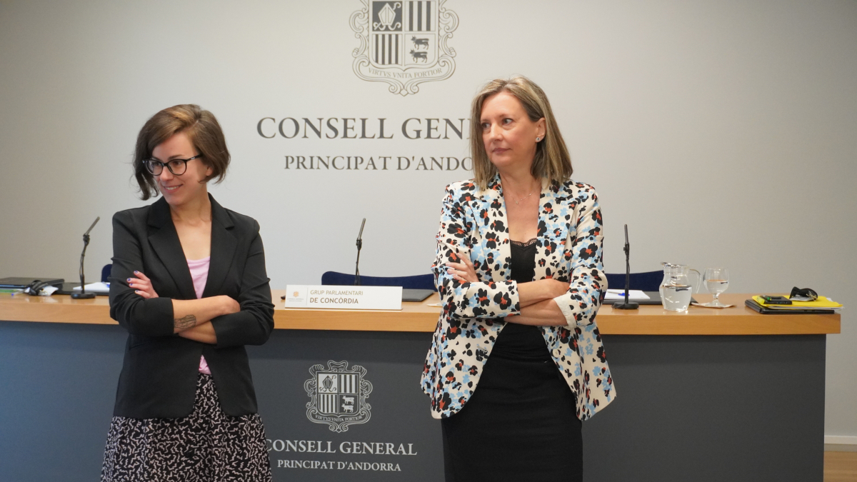 Roda de premsa de Concòrdia d'aquest matí