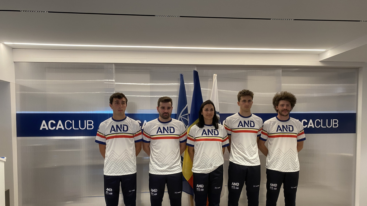 La delegació andorrana.