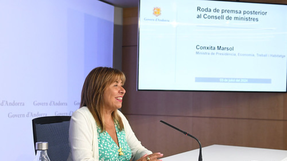 Roda de premsa del consell de ministres