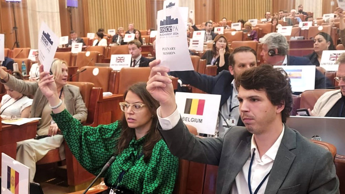 La delegació andorrana.