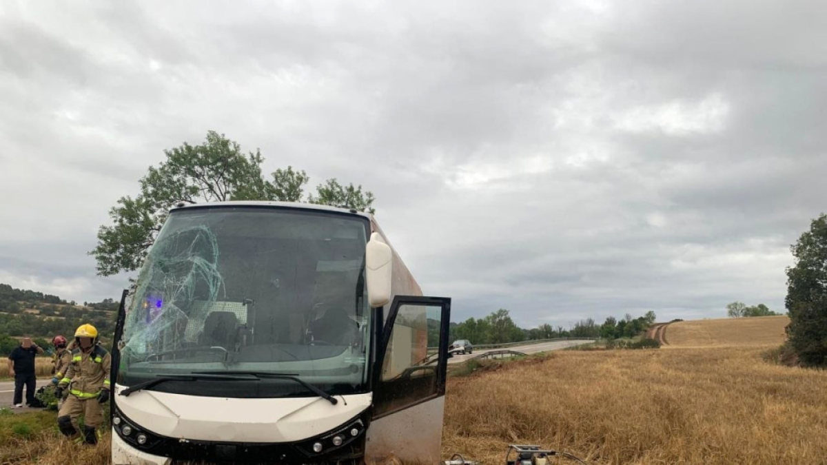 L’autobús accidentat.
