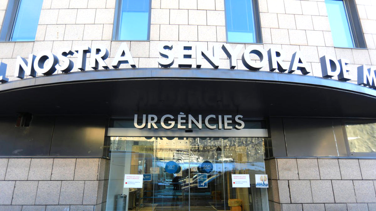 El servei d’Urgències de l’hospital.