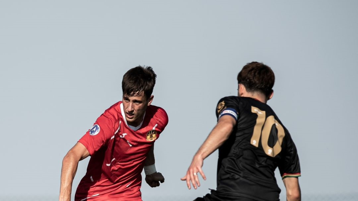 Un instant del partit.