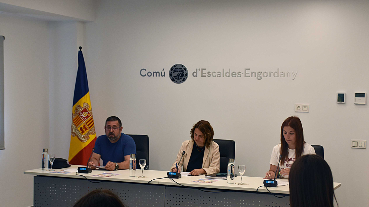 Roda de premsa de la presentació de la festa major