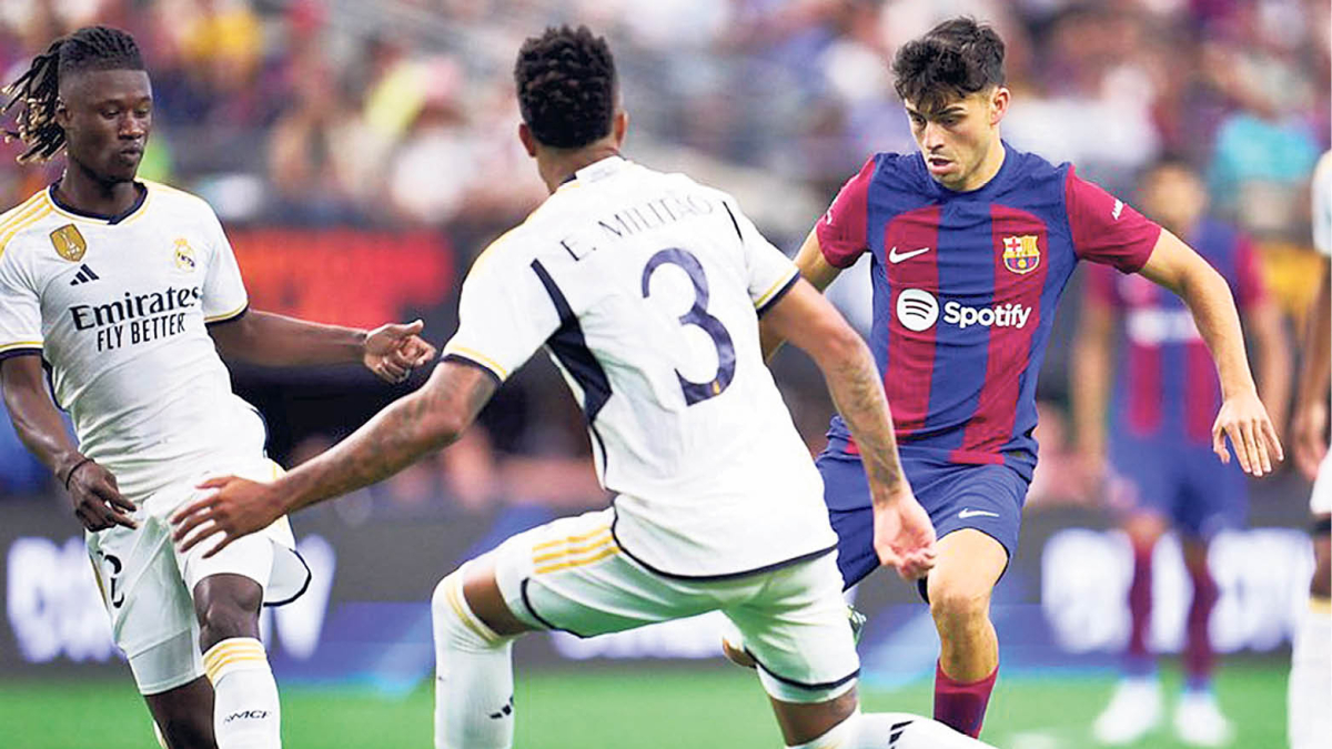 Un derbi entre el Barça i el Madrid, un clàssic del futbol.