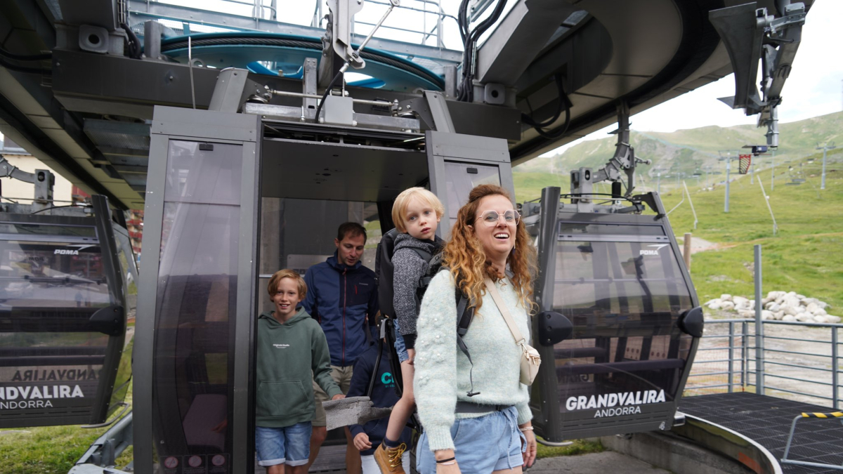 Inauguració del telecabina al Pas de la Casa