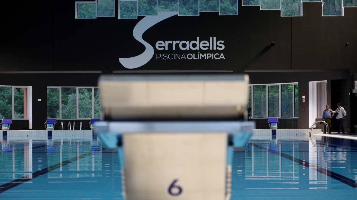 La piscina dels Serradells.