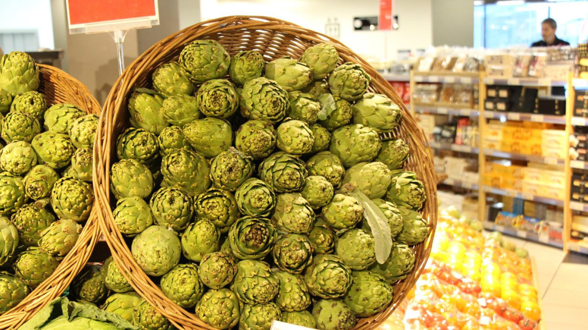 Aliments a un supermercat