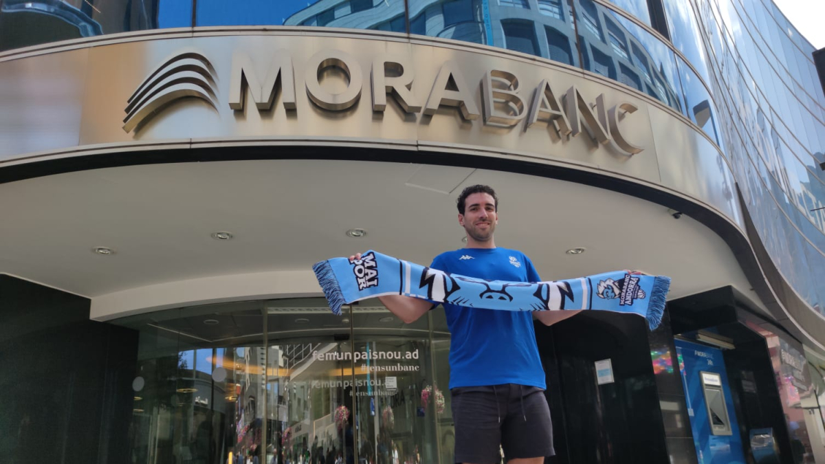 El nou base del MoraBanc Andorra, Ferran Bassas, ha estat presentat aquesta tarda