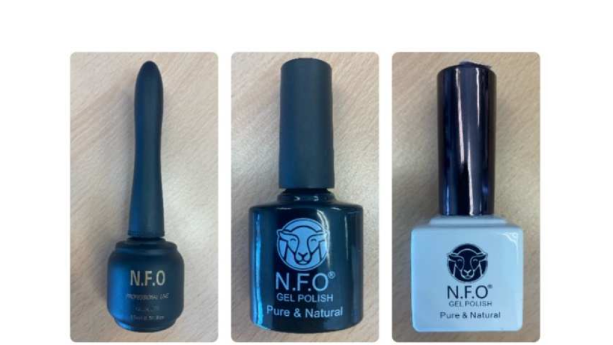 Esmalts de la marca N. F. O. retirats del mercat