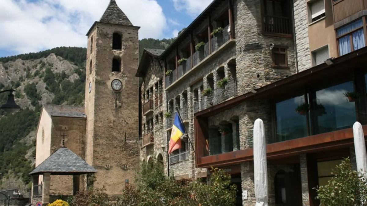 Façana del comú d'Ordino