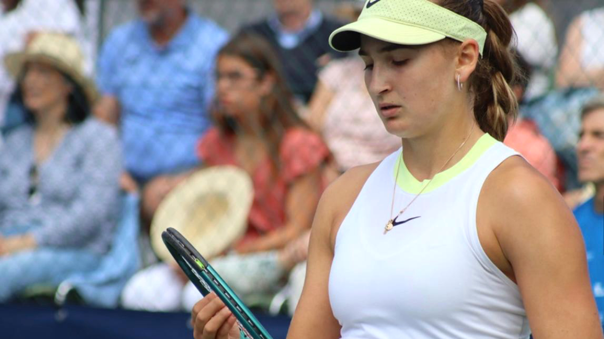 Vicky Jiménez, al recent ITF de Vitòria.