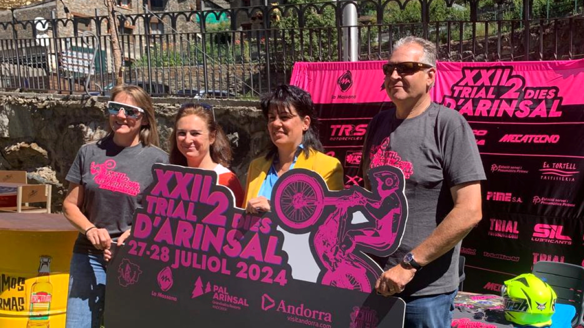 Presentació del Trial 2 Dies d’Arinsal, ahir.