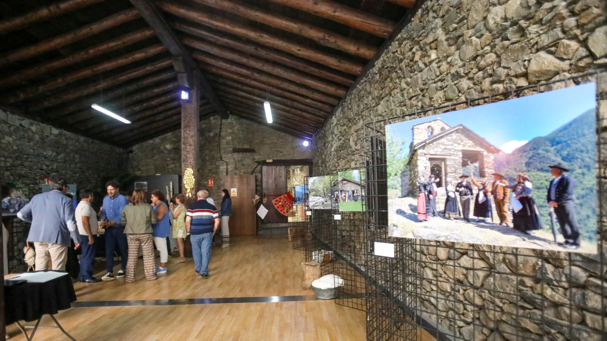 Inauguració de Cal Paleta, ahir.