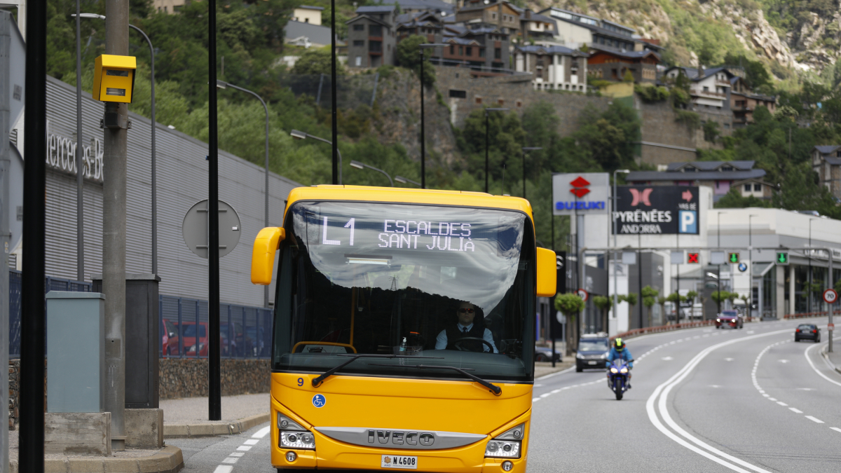 Un autobus de la línia 1