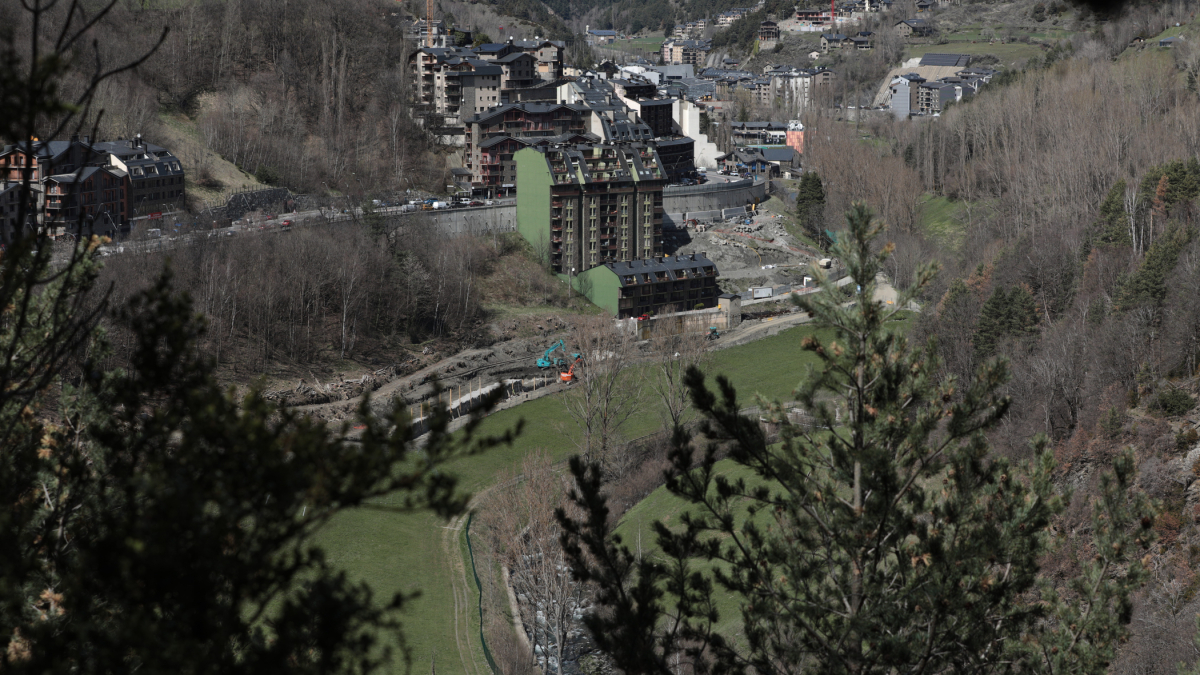 La zona on es construirà la segona fase de la desviació.