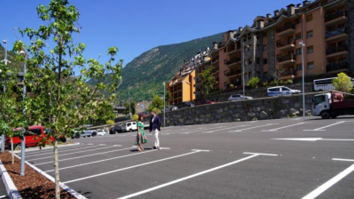 L’aparcament de la Coma Llarga