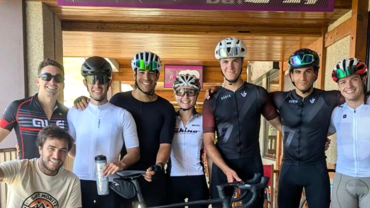 Joan Verdú amb alguns dels participants.