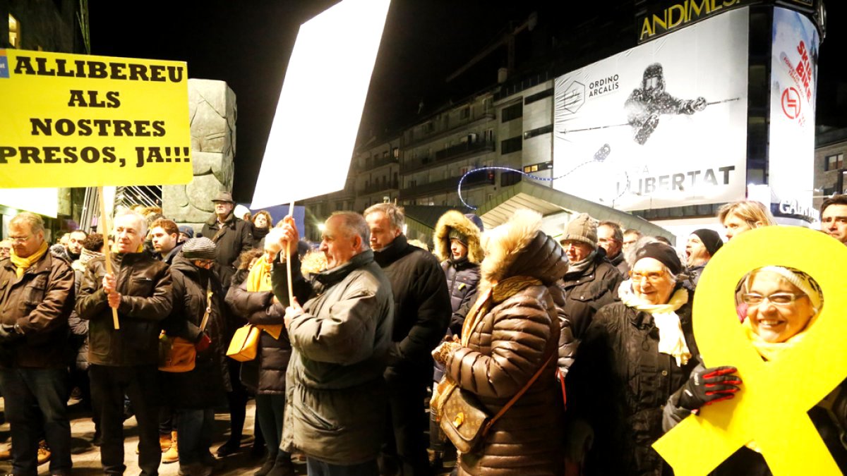Una manifestació de l’ANC a Andorra.