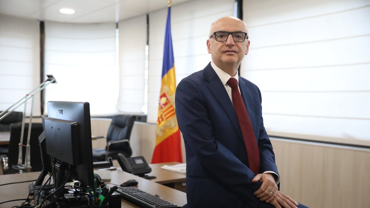 Ramon Lladós, aquesta setmana al seu despatx.