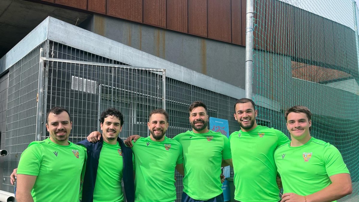 Alguns jugadors, aquest abril al CTO d’Ordino.
