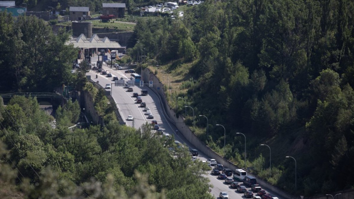 Retencions d'entrada a Andorra des d'Espanya durant aquest mes d'agost