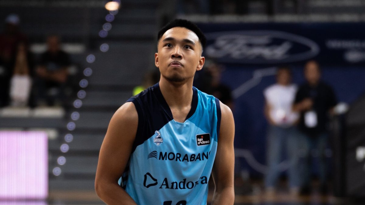 Aaron Ganal, en un duel amb el MoraBanc
