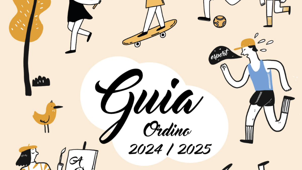 La portada de la guia d'activitats d'Ordino.