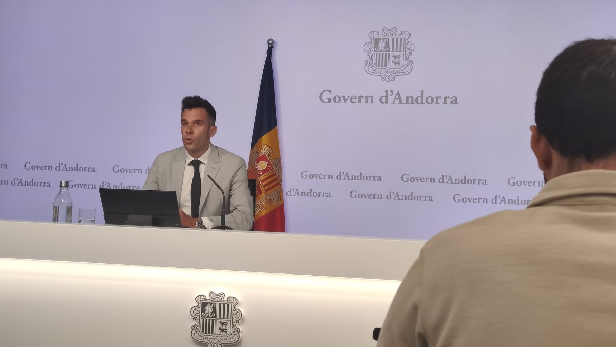 David Forné a la roda de premsa d'avui