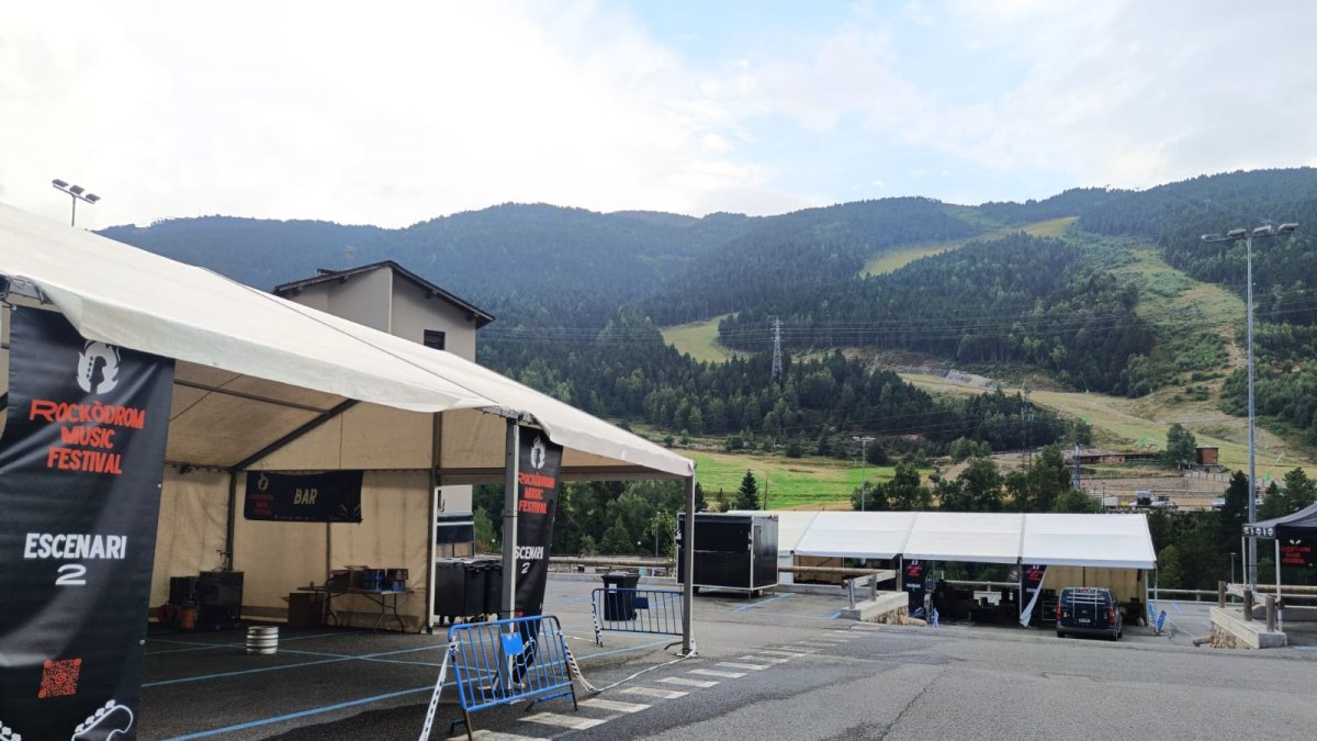 L’espai on se celebrarà el festival.