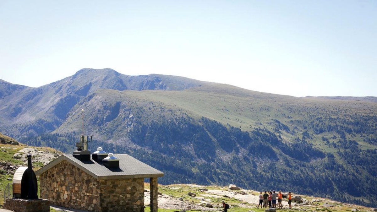 Un refugi de muntanya.