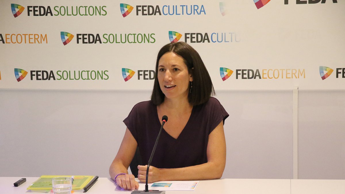 La directora de sostenibilitat i comunicació de FEDA, Nerea Moreno.