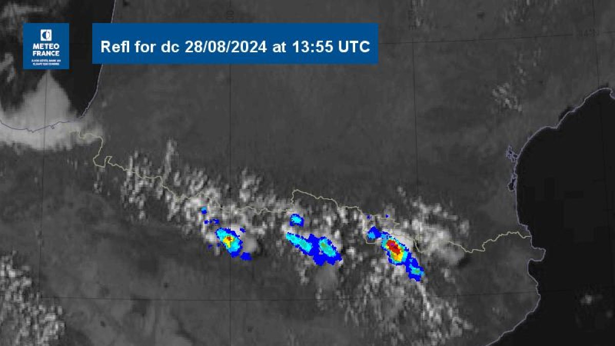 L'arribada d'un petit embossament d'aire fred portarà ruixats tempestuosos