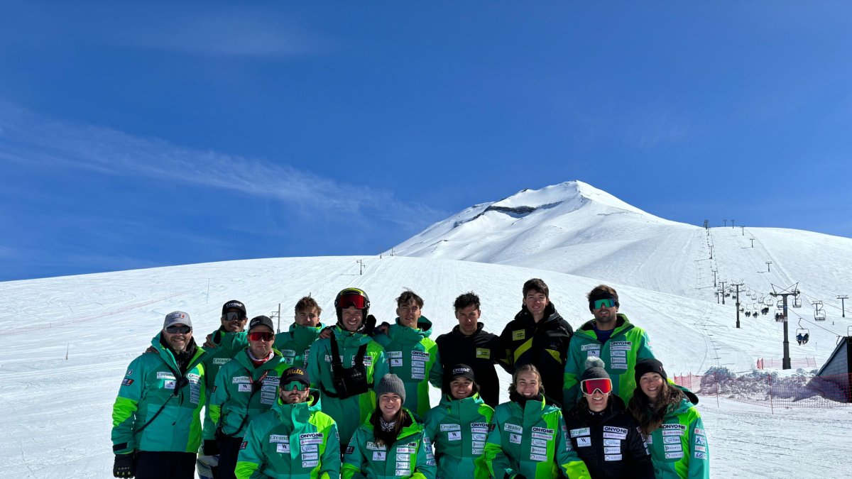 Els esquiadors de la federació.