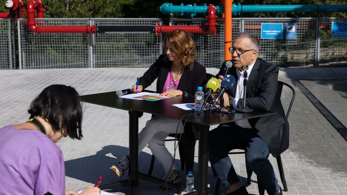 Rosa Gili en la presentació del Caldes Festival