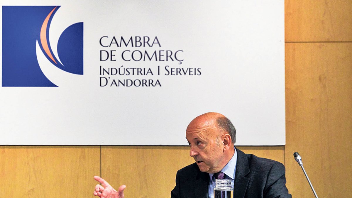 El president de la Cambra de Comerç, Josep Maria Mas.