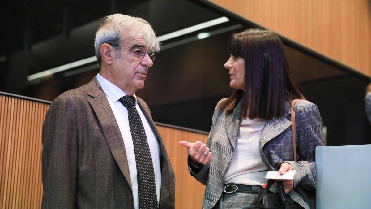 El ministre de Relacions Institucionals, Educació i Universitats, Ladislau Baró, al Consell General