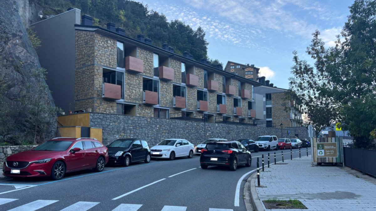 Alguna de les zones blaves de Sant Julià que es modificaran