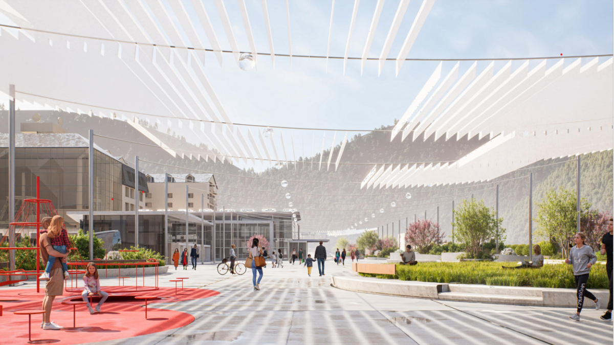 La plaça guanyarà verd.