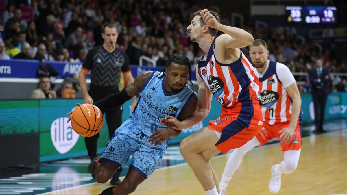 Shannon Evans, al duel de dissabte al Poliesportiu.