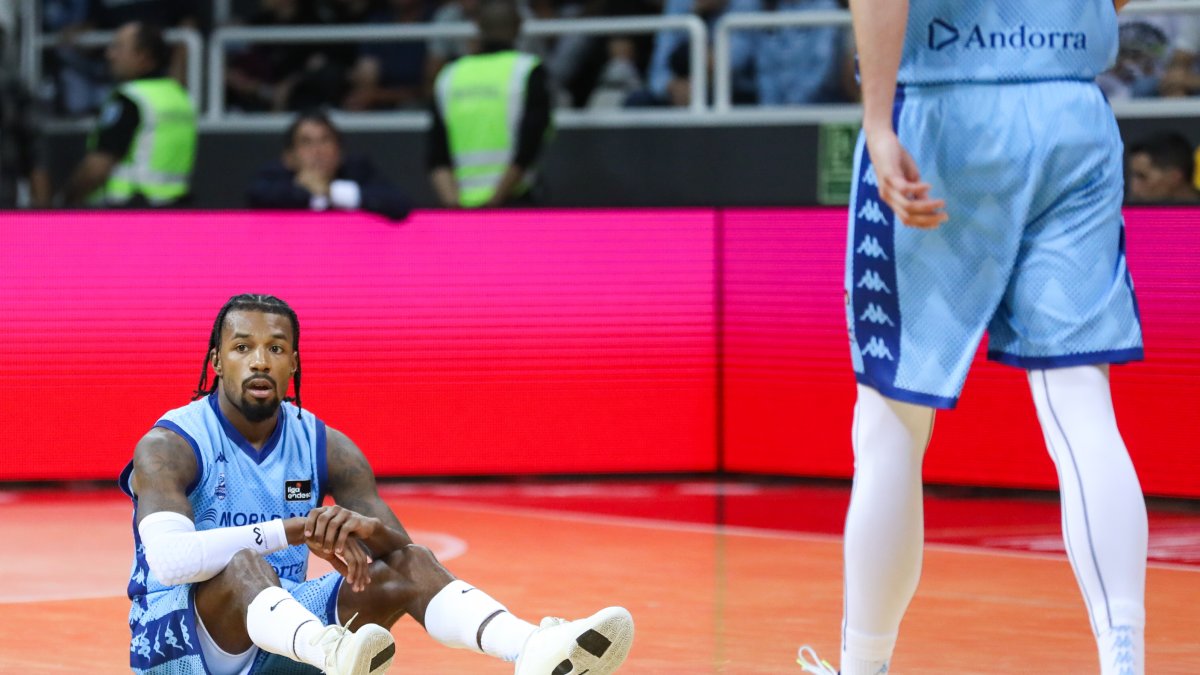 Shannon Evans, en un duel al Poliesportiu