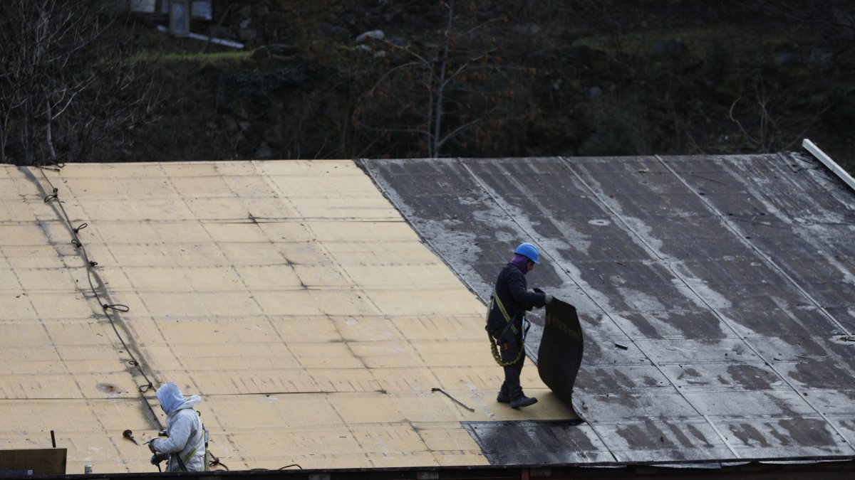 Treballadors de la construcció.