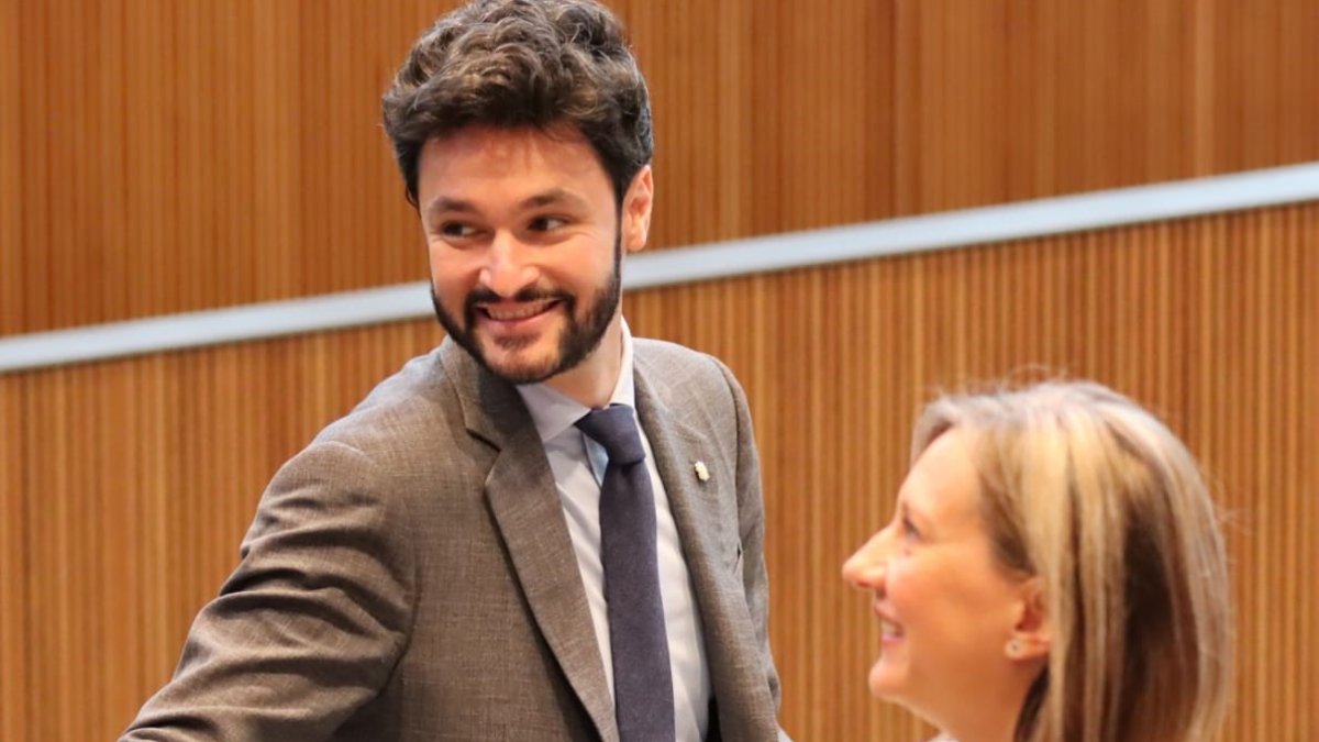 Cerni Escalé i M. Àngels Aché al Consell General