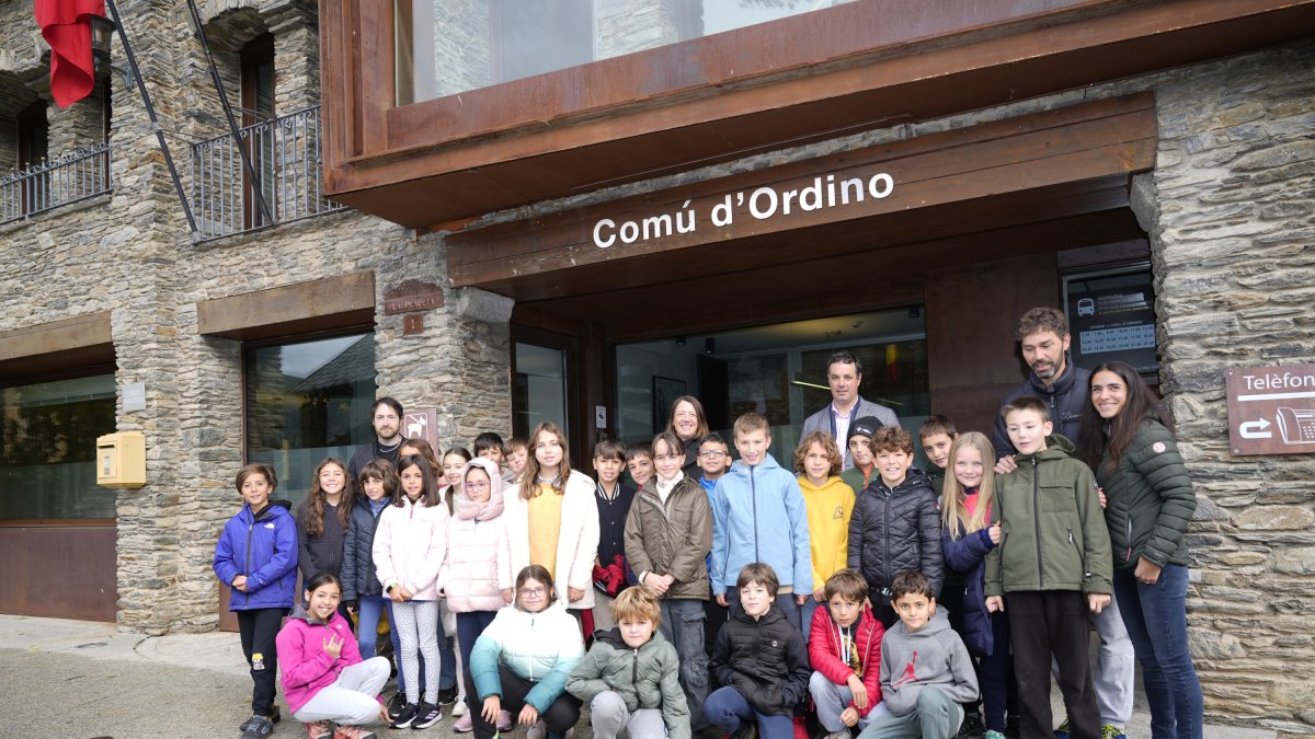 Visita de l'Escola Andorrana a Ordino