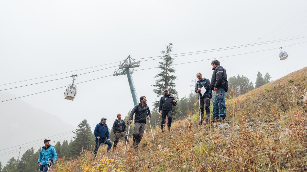 Inspecció de la pista.