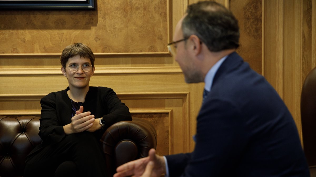 Visita de la ministra alemanya al Principat