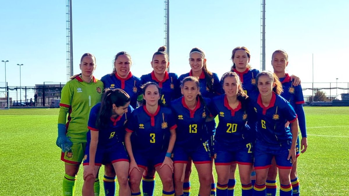 Les futbolistes de la selecció