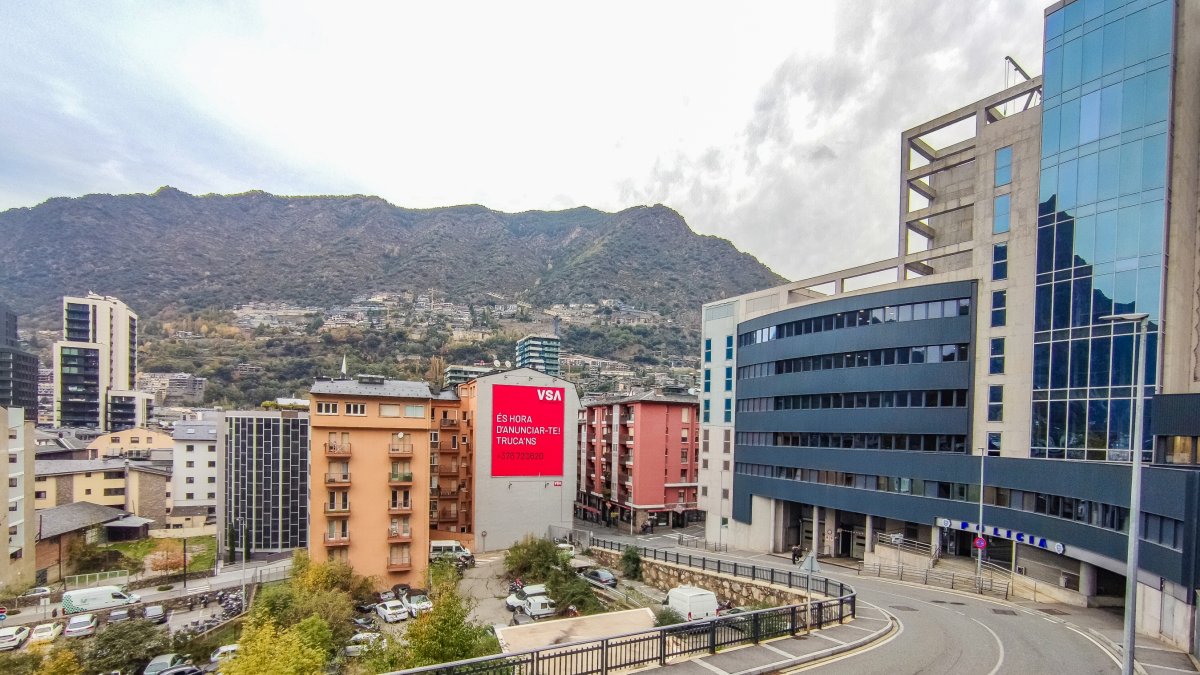 La seu de la policia a Escaldes-Engordany, ahir.
